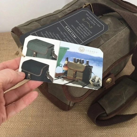 Legacy Picnic Time Beer/Water Caddy Cooler Tote With Opener NWT - Picture 7 of 10